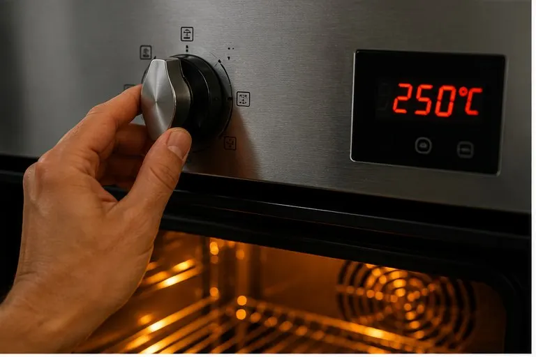 Precalentar el horno a 250°C